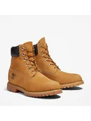 Botki damskie - Timberland Skórzane botki "Premium 6" w kolorze jasnobrązowym - miniaturka - grafika 1