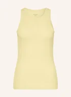 Koszulki i topy damskie - Icebreaker Tank Top Lotus Z Wełną Merino gelb - miniaturka - grafika 1