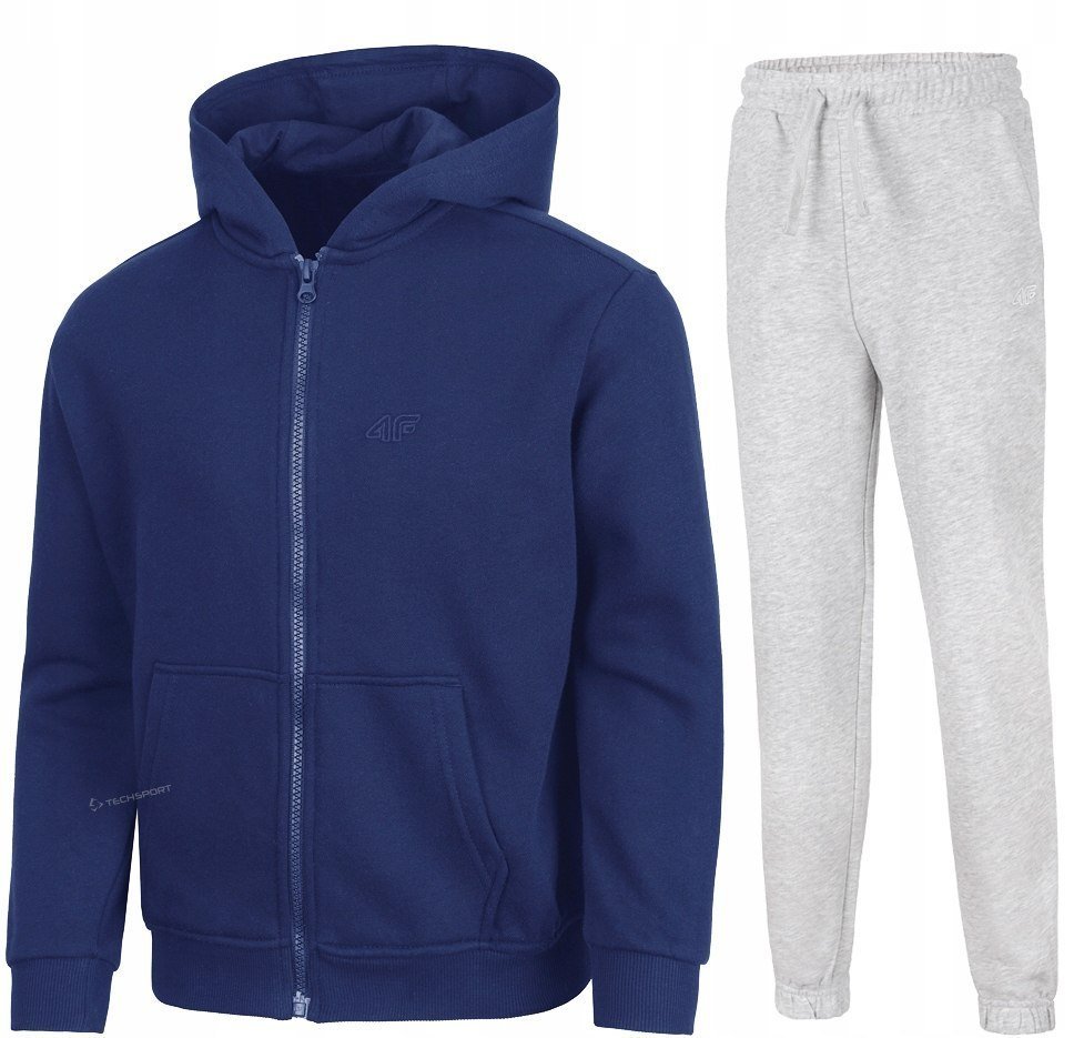 4F CHĹOPIÄCY DRES KOMPLET BLUZA ROZPINANA SPODNIE / rozm 164