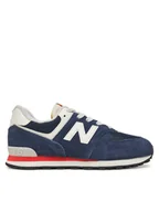 Buty dla dziewczynek - New Balance Sneakersy GC574VPN Niebieski - miniaturka - grafika 1