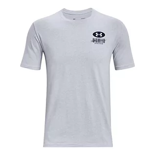 Koszulki i topy damskie - Under Armour Symbol kod kreskowy top z krótkim rękawem męski, XL, szary 1370527 - grafika 1