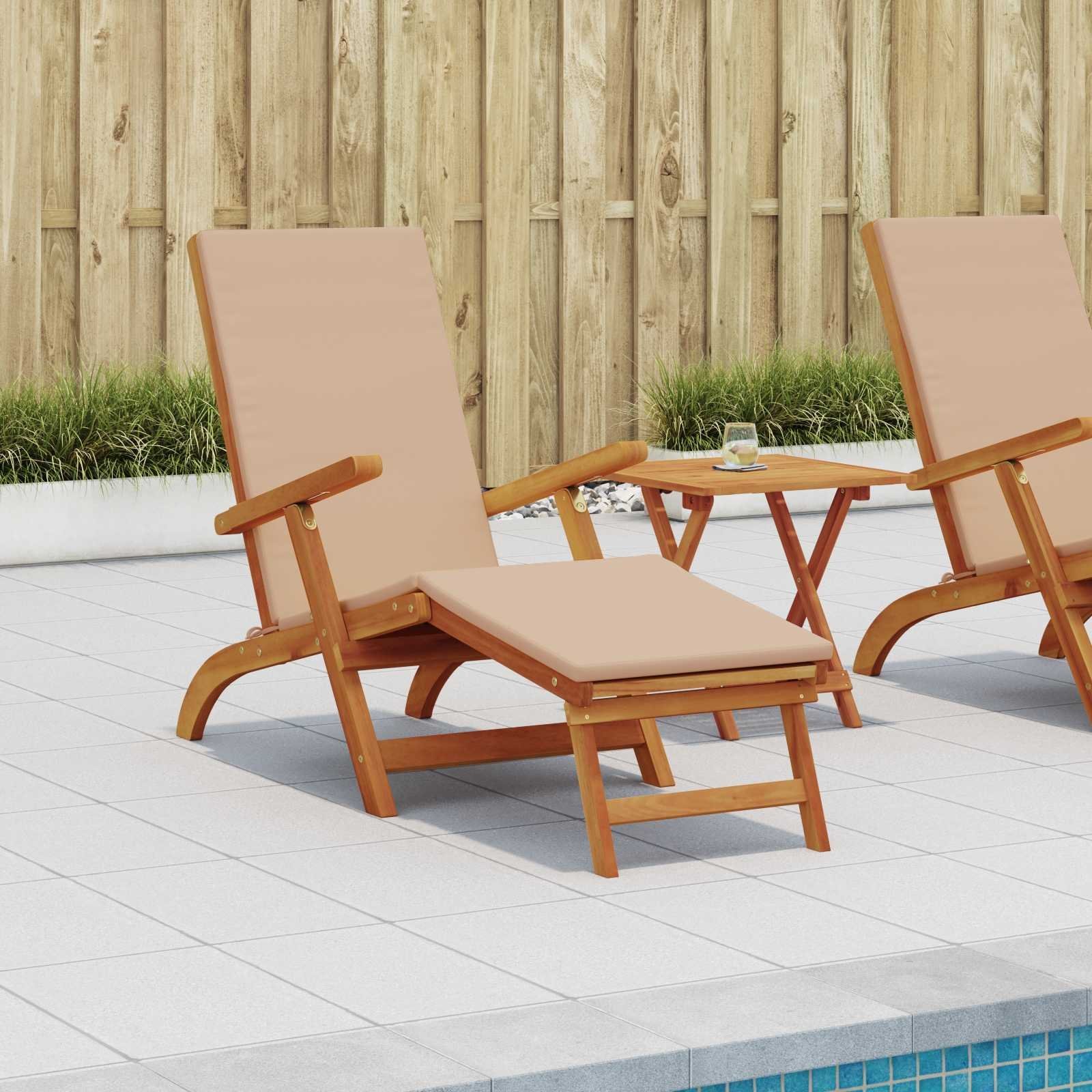 vidaXL Leżak z funkcją pochylania i składania 2 pcs Ciemnoszary 3415405