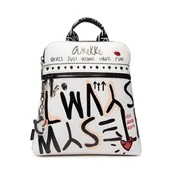 Plecaki - Plecak ANEKKE - 34825-176 Biały - Anekke - miniaturka - grafika 1