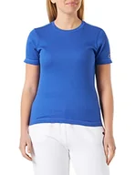 Koszulki i topy damskie - Champion Damska koszulka Rochester 1919 z logo Crewneck Slim S-s, kobaltowy niebieski (Etr), XL, Kobaltowy niebieski (Etr), XL - miniaturka - grafika 1