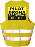 Akcesoria motoryzacyjne - libres Kamizelka Odblaskowa Ostrzegawcza Pilot Drona - miniaturka - grafika 1