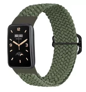 Opaska pasek bransoletka NYLON LOOP Xiaomi Mi Band 7 PRO zielona - Akcesoria do smartwatchy - miniaturka - grafika 1