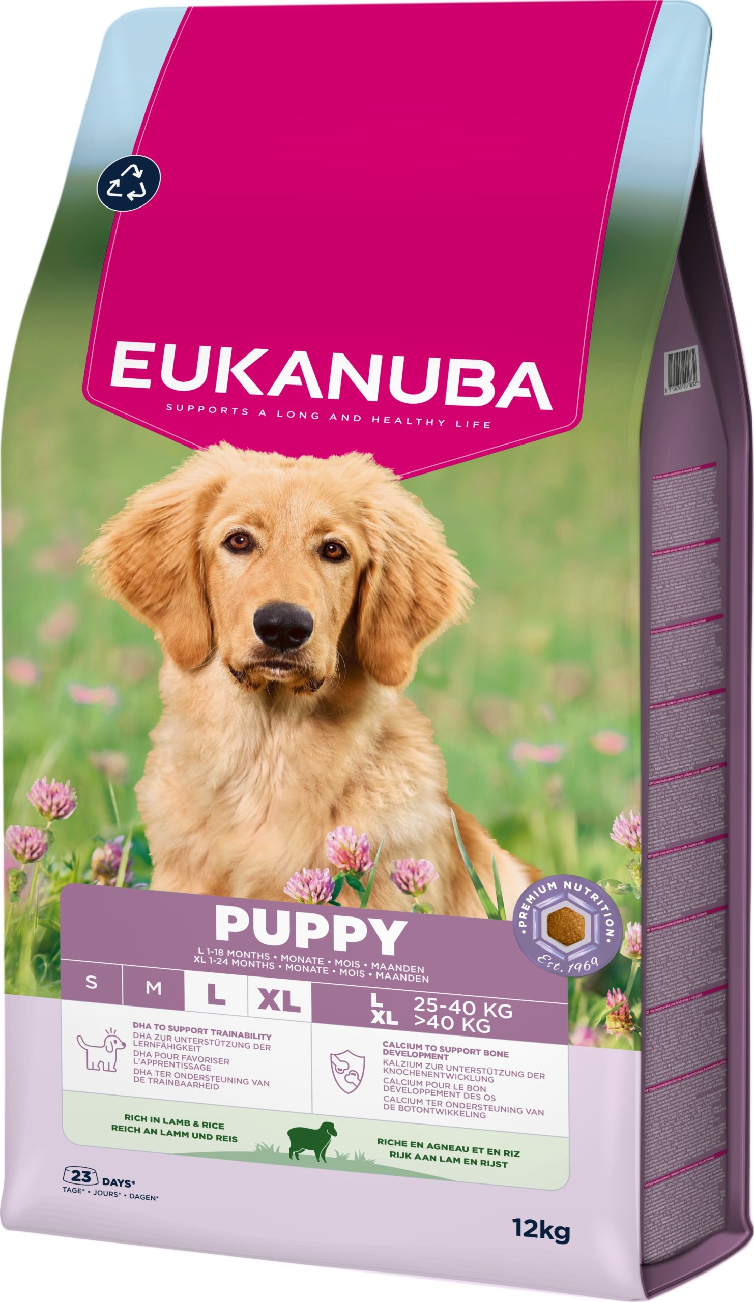 EUKANUBA Puppy L XL Rich in lamb & rice - sucha karma dla psa - 12kg