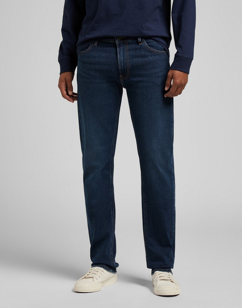 Lee Daren Zip Fly Męskie Spodnie Jeansowe Dark Worn L707Sqxp-W38 L30