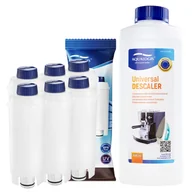 Akcesoria i części do ekspresów do kawy - Zestaw Delonghi - AL-S002 6szt, Uniwersalny Odkamieniacz 500ml - miniaturka - grafika 1