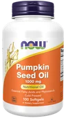 Witaminy i minerały - Olej z pestek Dyni 1000mg 100 softgels (Now Foods) - miniaturka - grafika 1