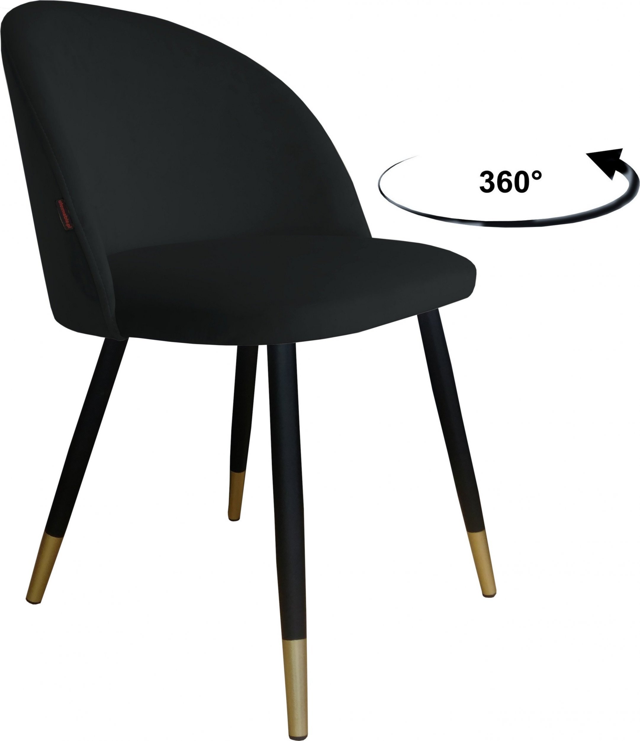 Atos Krzesło obrotowe Colin podstawa czarno-złota MG19