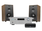 Zestawy stereo - Rotel RA 1572 MkII (srebrny) + Node Nano + Utah 8 (wood) - miniaturka - grafika 1