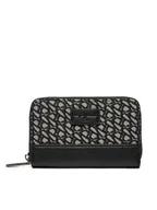 Portfele - Pepe Jeans Duży Portfel Damski Jacquard PL070261 Czarny - miniaturka - grafika 1