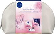 Zestawy kosmetyków damskich - Nivea - ROSE ELEGANCE - Zestaw prezentowy do pielęgnacji skóry dojrzałej - Przeciwzmarszczkowy krem na dzień 50 ml + Przeciwzmarszczkowy krem na noc 50 ml + Kosmetyczka - miniaturka - grafika 1