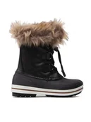 Buty dla dziewczynek - CMP Śniegowce Kids Anthilian Snow Boot Wp 30Q4594 Czarny - miniaturka - grafika 1