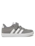 Buty dla dziewczynek - adidas Sneakersy VL Court 3.0 ID9149 Szary - miniaturka - grafika 1