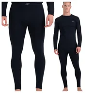 Pozostała odzież narciarska - Bielizna termoaktywna bezszwowa (dół) męska 4F 4FWAW25USEAM234-20S Czarny XXL/3XL - miniaturka - grafika 1