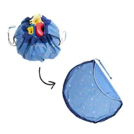 Maty edukacyjne - Play&Go Worek na Zabawki i Mata do Zabawy Outdoor 2w1 Swim Fun - miniaturka - grafika 1