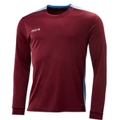 Piłka nożna - Mitre Męska koszulka piłkarska z długim rękawem Match Day fioletowy kasztanowy/błękitny Small/34-36 Inch - miniaturka - grafika 1