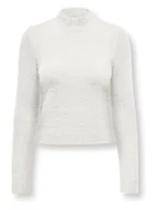 Swetry damskie - ONLY Sweter w kolorze białym - miniaturka - grafika 1
