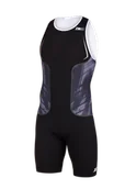 Bielizna sportowa męska - ZEROD Strój triathlonowy męski RACER TRISUIT black vivacity - miniaturka - grafika 1
