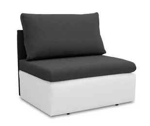 Sofa fotel rozkładany do spania Toledo Grafitowy/Biały - Sofy i kanapy - miniaturka - grafika 1