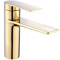 Baterie umywalkowe - Rea B9981 Storm Gold Bateria umywalkowa niska - miniaturka - grafika 1