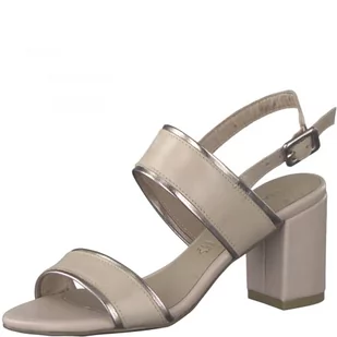 MARCO TOZZI Sandały damskie 2-28335-28, z obcasem, różowy - Rose Comb. - 40 EU - Sandały damskie - miniaturka - grafika 1