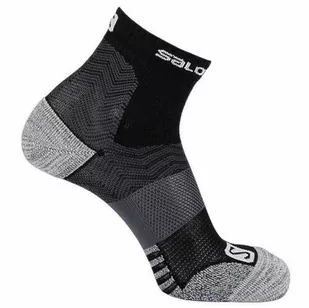 Salomon Skarpety Outpath Low Black C11279 - Skarpetki i podkolanówki sportowe - miniaturka - grafika 1