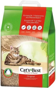 JRS CATS Rettenmaier Polska Eko Plus - Żwirek Drewniany Zbrylający 20l - Żwirek dla kotów - miniaturka - grafika 1