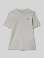 Koszulki dla chłopców - T-shirt z wyhaftowanym logo - miniaturka - grafika 1