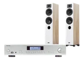 Zestawy stereo - Rotel A12 MKII (srebrny) + Diva 5 (dąb) - miniaturka - grafika 1