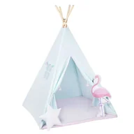 Namioty i tipi dla dzieci - Namiot dla dzieci, bawełniany, flaming, liliowy sen, 110x160 cm - miniaturka - grafika 1