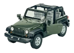 WELLY JEEP WRANGLER RUBICON BEZ DACHU ZIELONY 1:34 42371 - Samochody i pojazdy dla dzieci - miniaturka - grafika 1