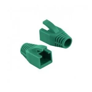 LogiLink Osłonka wtyku RJ45 8mm kat.6 zielony 50sztuk MP0035G - Wtyczki i adaptery - miniaturka - grafika 1