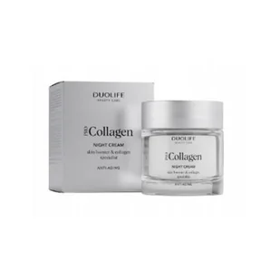 DUOLIFE Collagen Night Cream Krem na noc z kolagenem, 50ml >> 0zł za wysyłkę przy zakupach od 149 zł << - Kremy do twarzy - miniaturka - grafika 1