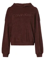 Koszulki i topy damskie - Calvin Klein Damska koszulka od piżamy Kobiety brązowy jednolity, S - miniaturka - grafika 1