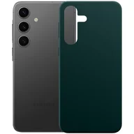 Etui i futerały do telefonów - Etui 3MK Silicone Guardx do Samsung Galaxy S25 Ciemnozielony - miniaturka - grafika 1