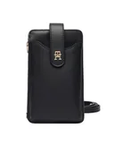 Etui i futerały do telefonów - Tommy Hilfiger Etui na telefon Th Icon Phone Wallet AW0AW18137 Czarny - miniaturka - grafika 1