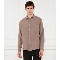 Koszule męskie - BOSS ORANGE Lniana koszula Relegant_6 Regular Fit - miniaturka - grafika 1