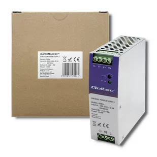 Qoltec Przemysłowy Zasilacz Na Szynę Din 120W 24V 5A - Pozostałe akcesoria sieciowe - miniaturka - grafika 1
