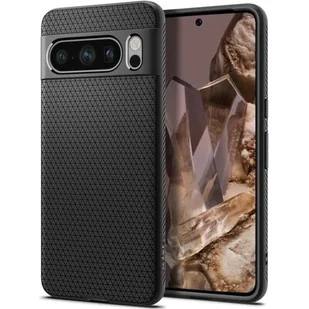 Etui GOOGLE PIXEL 8 PRO Spigen Liquid Air Matte czarne - Etui i futerały do telefonów - miniaturka - grafika 1