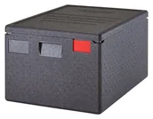 Pojemniki kuchenne - Pojemnik termoizolacyjny Cam GoBox ładowany od góry, 600x400 mm, Cambro, 80L, czarny, 690x490x(H)370mm - miniaturka - grafika 1