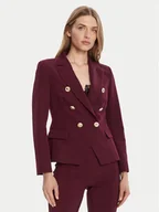 Marynarki i żakiety damskie - Rinascimento Marynarka CFC0126227003 Bordowy Slim Fit - miniaturka - grafika 1