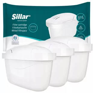 Filtr do wody do dzbanek szklany Brita Aquaphor - wkład Sillar - 3 szt. - Wkłady filtrujące - miniaturka - grafika 1