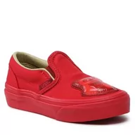 Trampki damskie - Tenisówki Vans - Classic Slip-On H VN0009R7RED1 Haribo Goldears Red - miniaturka - grafika 1