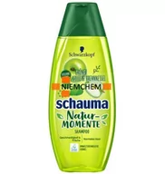 Szampony do włosów - Schauma Nature Moments zielone jabłko i brennessel szampon, 5er Pack (5 X 400 ML) S46G1 - miniaturka - grafika 1