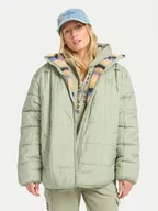 Kurtki damskie - Billabong Kurtka przejściowa Happy Camper EBJJK00165 Zielony Regular Fit - miniaturka - grafika 1