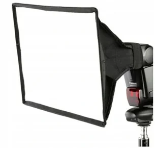 Dyfuzor do lamp reporterskich - softbox mini 15x17cm - Akcesoria do lamp błyskowych - miniaturka - grafika 1