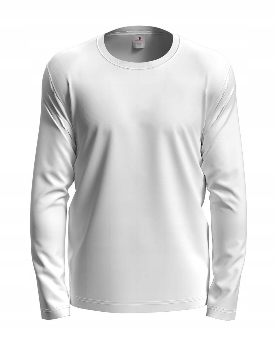 Koszulka męska z długim rękawem Stedman Comfort-T Long Sleeve White M